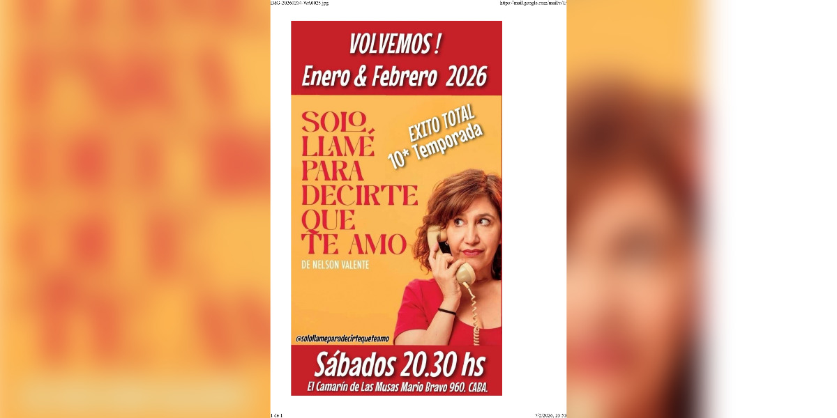 SÓLO LLAMÉ PARA DECIRTE QUE TE AMO