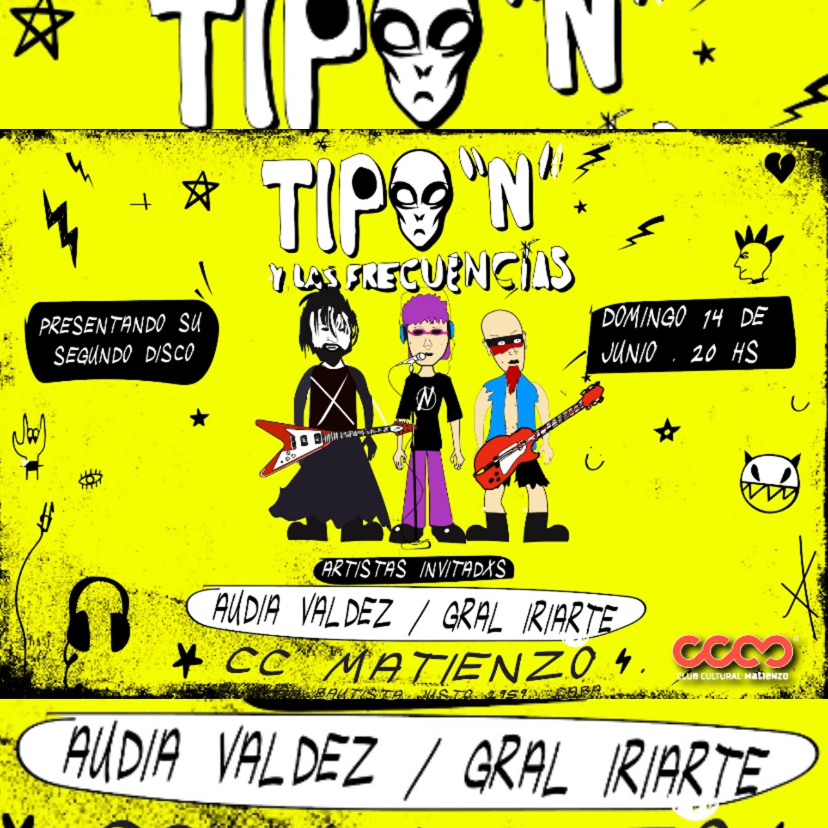 TIPO N & Las Frecuencias  presenta su segundo disco