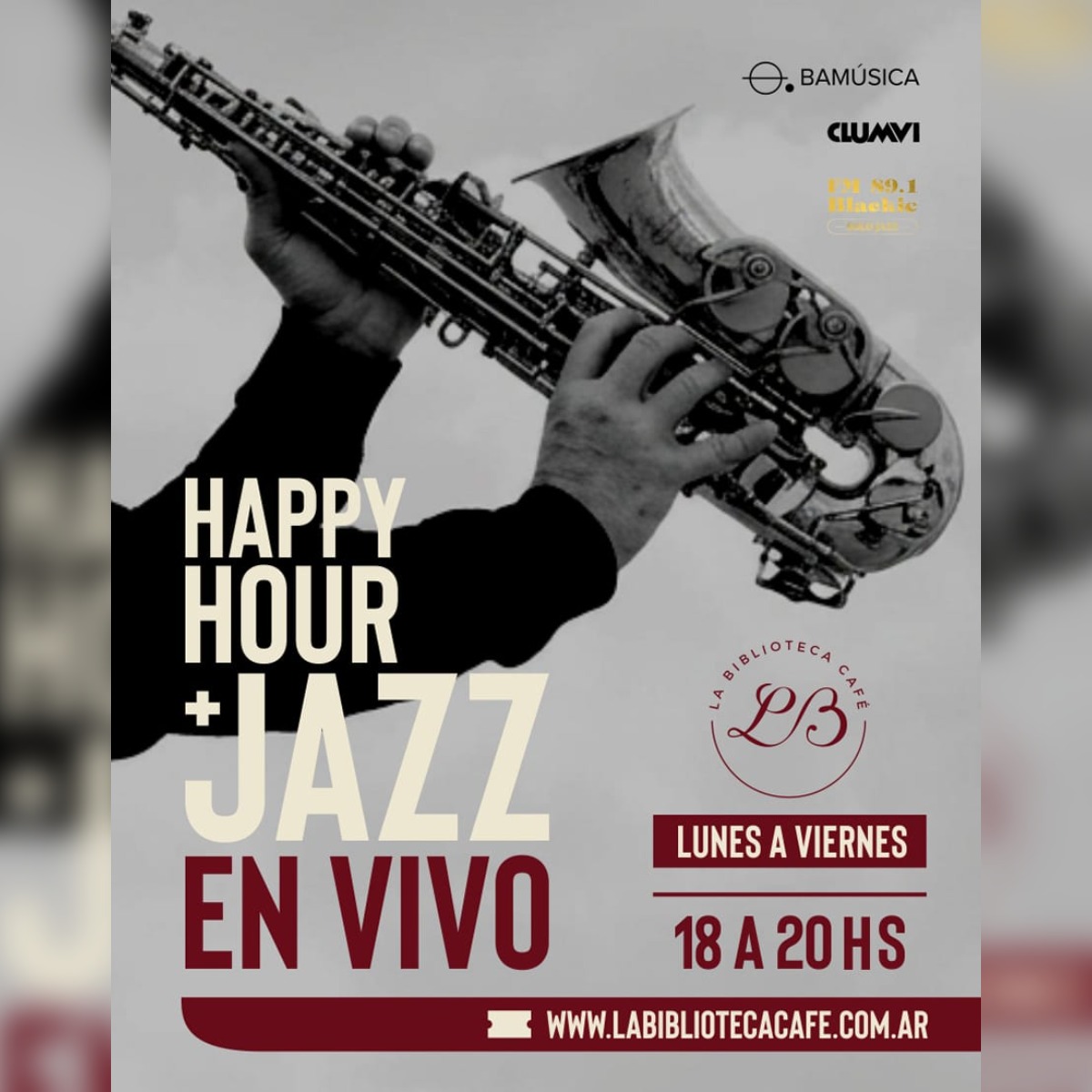 Happy Hour + Jazz en Vivo