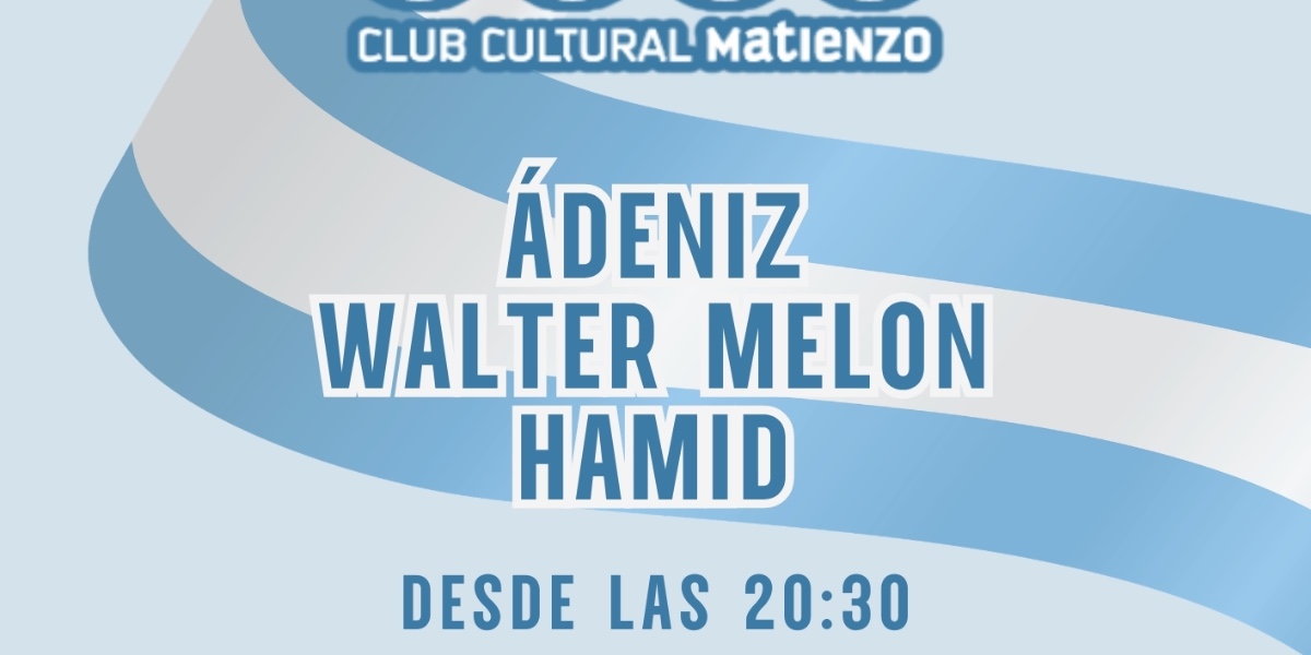 Ádeniz, Walter Melon y Hamid en CC Matienzo