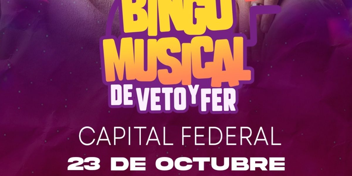 EL BINGO MUSICAL DE VETO Y FER - 23/10