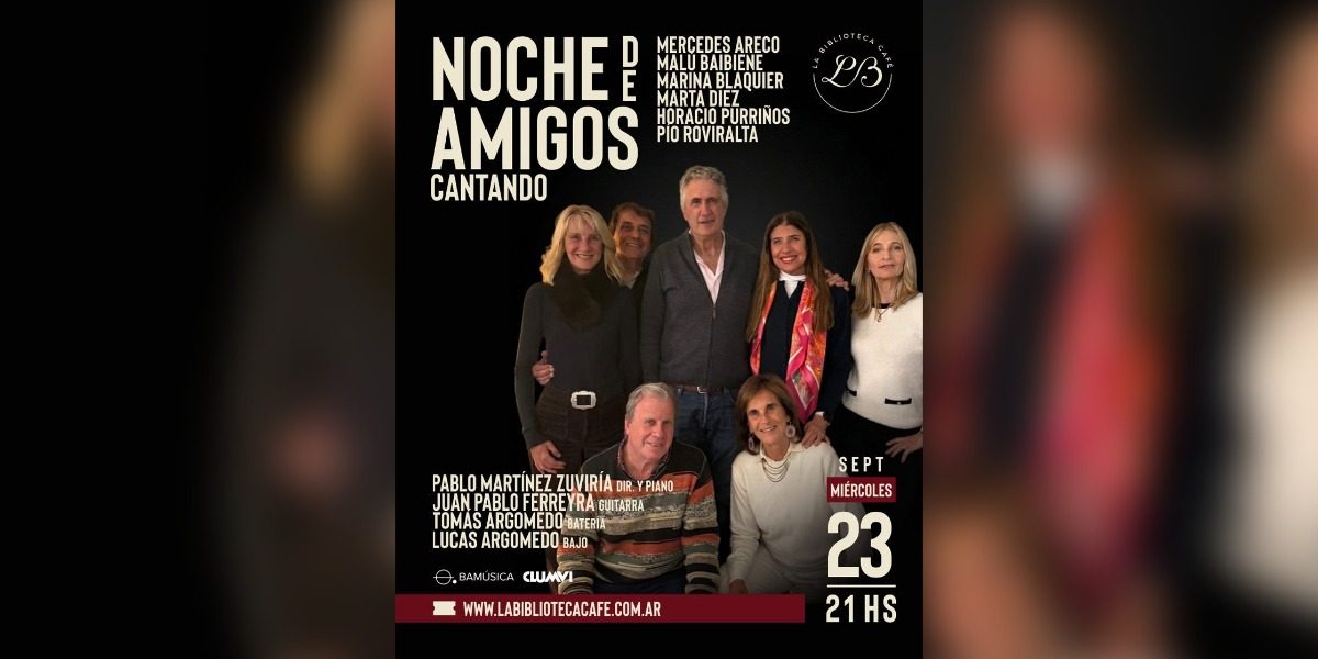 NOCHE DE AMIGOS  Cantando
