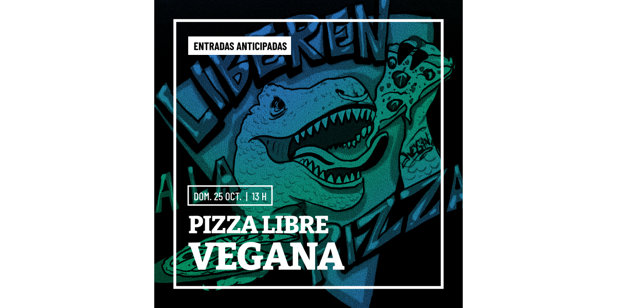 Pizza Libre Vegana. Edición Halloween.